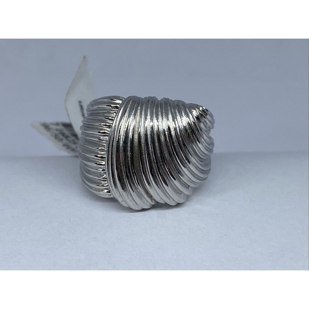 Prime ART R4A9A4A0AG-8 925 Sterling Silver Knot Wrap Band Ring ML32